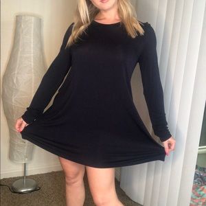Simple Navy Fall Dress